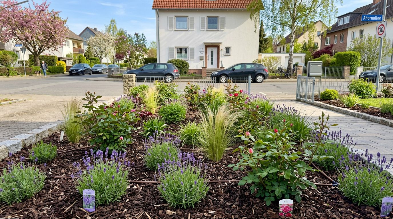 Beetbepflanzung in Bad Homburg