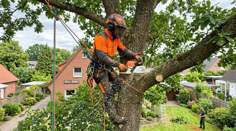 Baumfällung in Bad Homburg